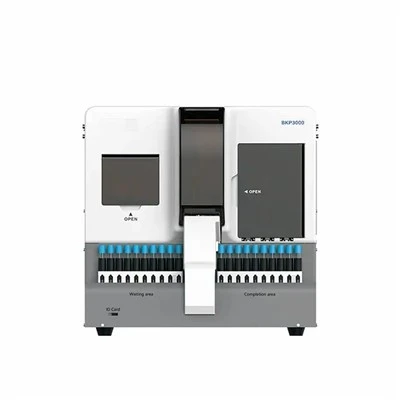 Droge fluorescentie immunoassay analyzer